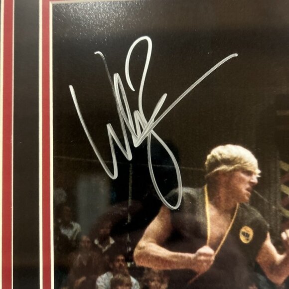 The Karate Kid Zabka & LaRusso Dual Autograph Signed 16x20 Photo Framed JSA - Picture 2 of 6